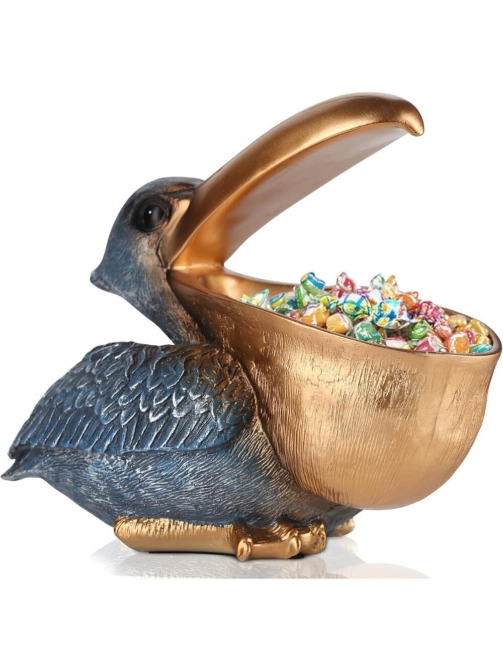 Unique Fun Animal Hippo Candy Dish & Key Holder - Modern Desk Decor Bowl